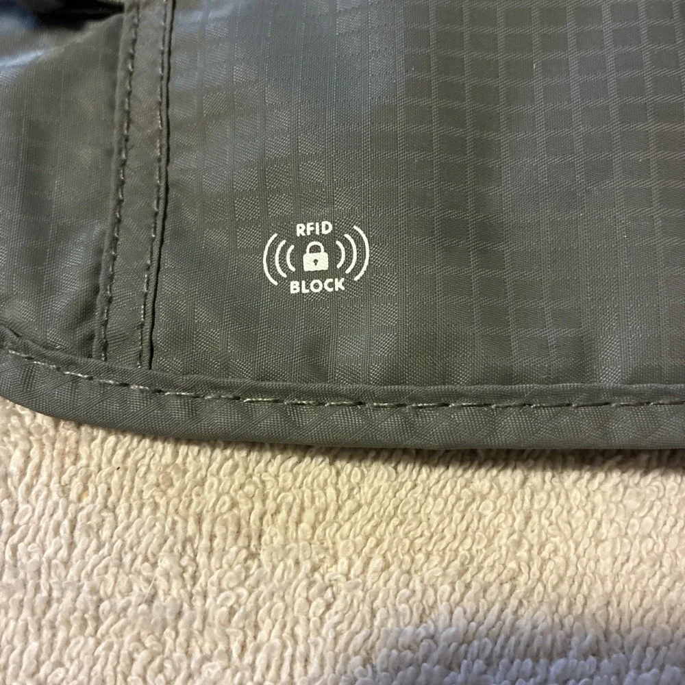 Lanney Money Belt for Travel Unisex Slim Hidden Travel Wallet RFID Blocking NWOT